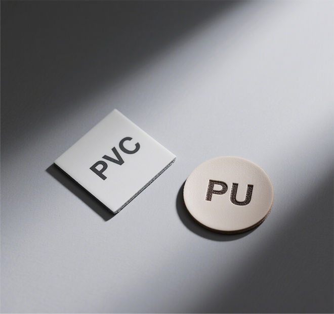 Qual è la differenza tra i materiali PVC e PU?